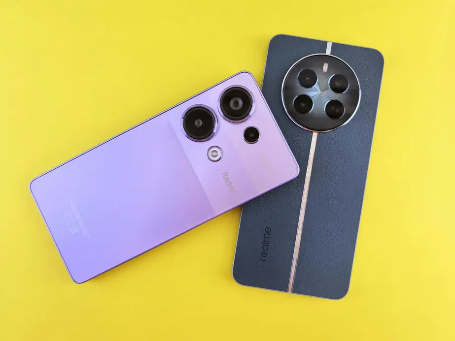 Linha de smartphones Realme 16 em fundo colorido do Brasil