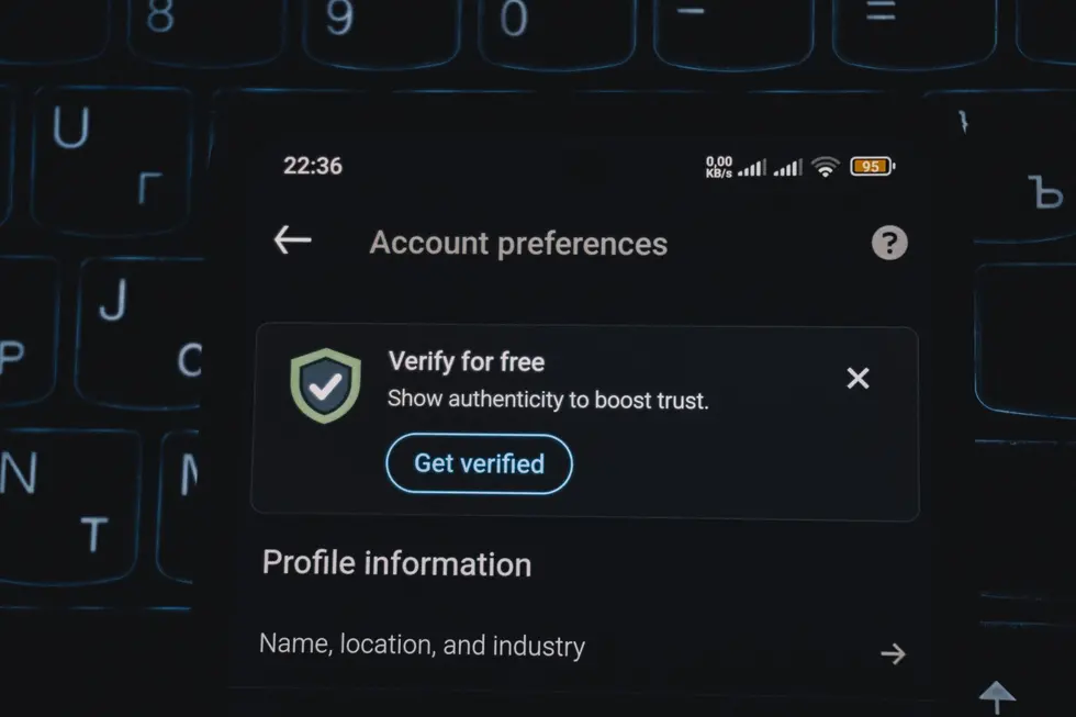 Pessoa no Brasil acessando conta Microsoft com autenticação dupla em ambiente seguro